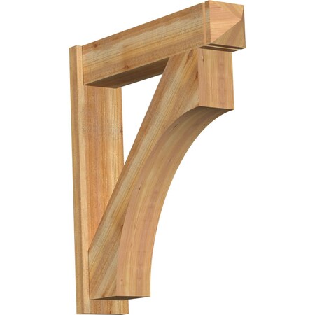 Ekena Millwork Westlake Arts & Crafts Rough Sawn Outlooker, Western Red Cedar, 8"W x 36"D x 40"H OUT08X36X40WTL03RWR